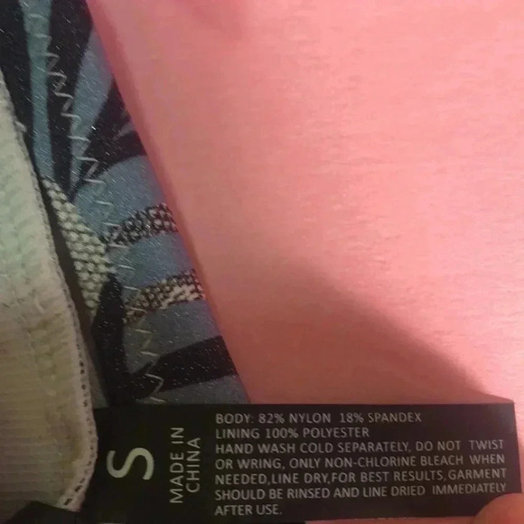 Sam Edelman swim top metal floral size large - Picture 6 of 7